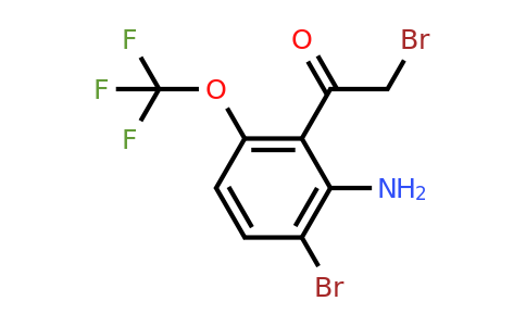 1805478-20-9 | 2'-Amino-3'-bromo-6'-(trifluoromethoxy)phenacyl bromide