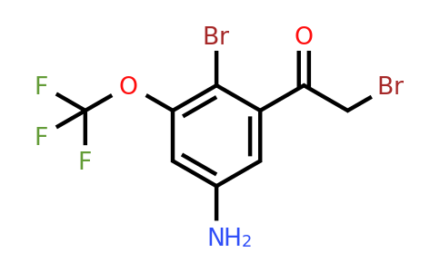 1805478-32-3 | 5'-Amino-2'-bromo-3'-(trifluoromethoxy)phenacyl bromide
