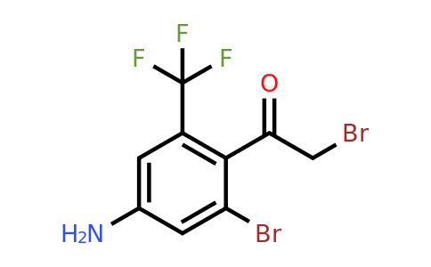 1805478-35-6 | 4'-Amino-2'-bromo-6'-(trifluoromethyl)phenacyl bromide