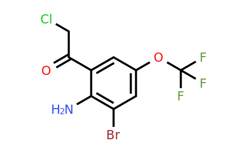 1805478-43-6 | 2'-Amino-3'-bromo-5'-(trifluoromethoxy)phenacyl chloride