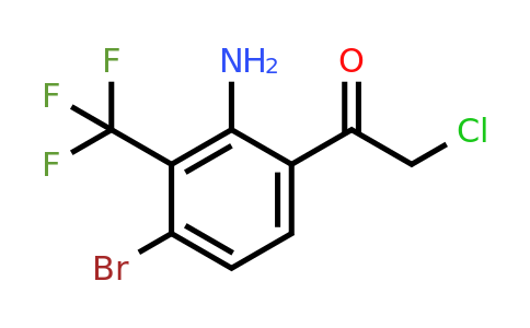 1805478-45-8 | 2'-Amino-4'-bromo-3'-(trifluoromethyl)phenacyl chloride