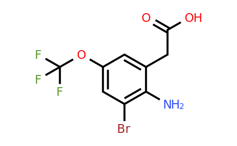 1805478-57-2 | 2-Amino-3-bromo-5-(trifluoromethoxy)phenylacetic acid