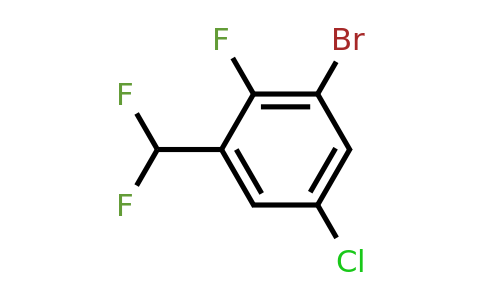 1805478-59-4 | 3-Bromo-5-chloro-2-fluorobenzodifluoride