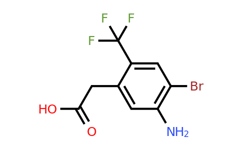 1805478-61-8 | 5-Amino-4-bromo-2-(trifluoromethyl)phenylacetic acid