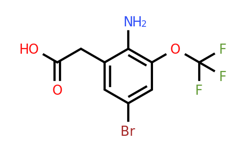 1805478-64-1 | 2-Amino-5-bromo-3-(trifluoromethoxy)phenylacetic acid