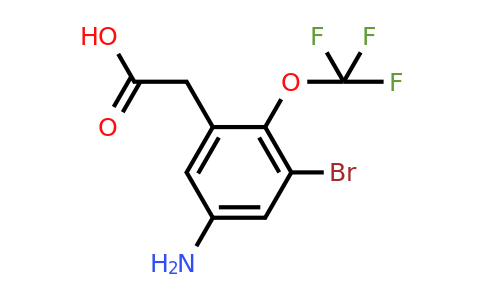 1805478-77-6 | 5-Amino-3-bromo-2-(trifluoromethoxy)phenylacetic acid