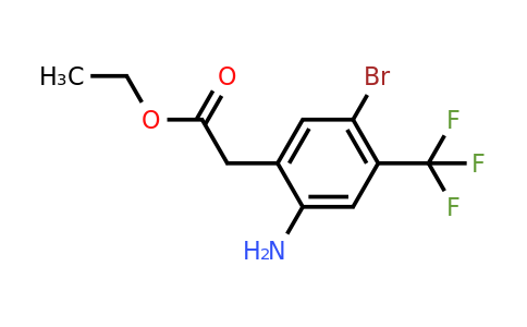 1805478-78-7 | Ethyl 2-amino-5-bromo-4-(trifluoromethyl)phenylacetate