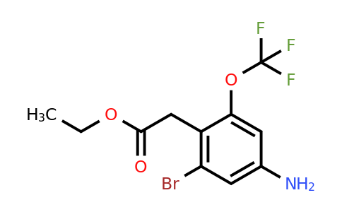 1805478-93-6 | Ethyl 4-amino-2-bromo-6-(trifluoromethoxy)phenylacetate