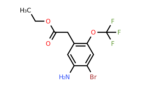 1805479-00-8 | Ethyl 5-amino-4-bromo-2-(trifluoromethoxy)phenylacetate