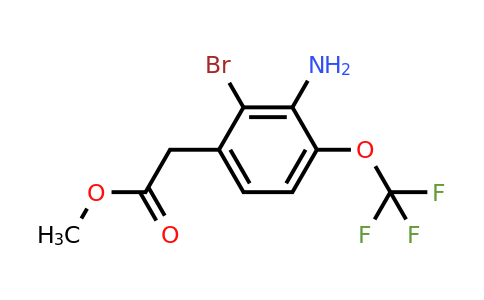 1805479-03-1 | Methyl 3-amino-2-bromo-4-(trifluoromethoxy)phenylacetate