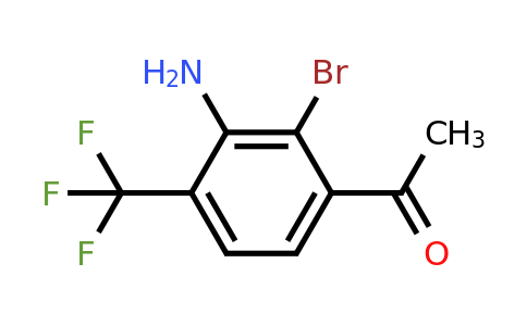 1805479-32-6 | 3'-Amino-2'-bromo-4'-(trifluoromethyl)acetophenone
