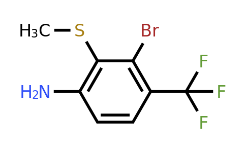 1805479-37-1 | 6-Amino-2-bromo-3-(trifluoromethyl)thioanisole