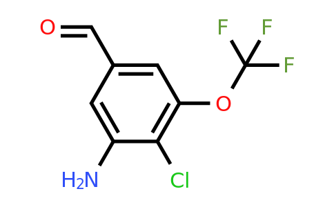 1805480-20-9 | 3-Amino-4-chloro-5-(trifluoromethoxy)benzaldehyde