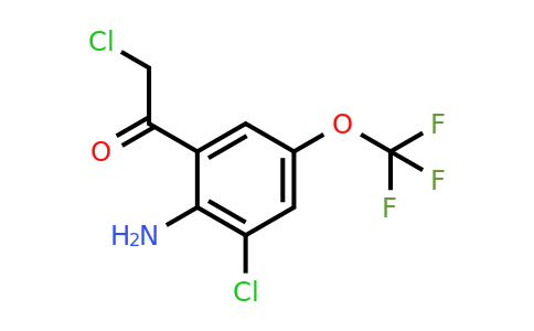1805480-84-5 | 2'-Amino-3'-chloro-5'-(trifluoromethoxy)phenacyl chloride