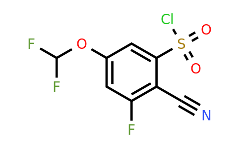 1805480-91-4 | 2-Cyano-5-difluoromethoxy-3-fluorobenzenesulfonylchloride