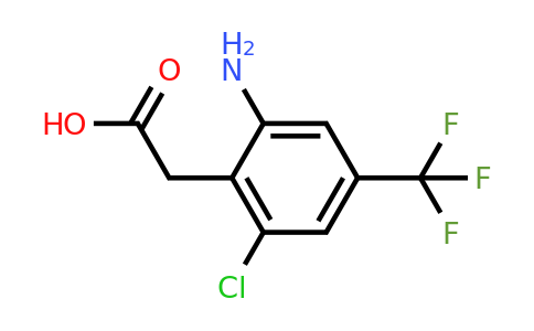 1805481-08-6 | 2-Amino-6-chloro-4-(trifluoromethyl)phenylacetic acid