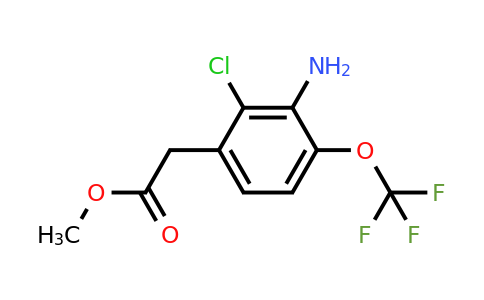 1805481-25-7 | Methyl 3-amino-2-chloro-4-(trifluoromethoxy)phenylacetate