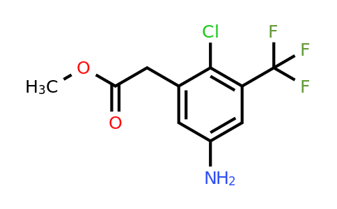 1805481-49-5 | Methyl 5-amino-2-chloro-3-(trifluoromethyl)phenylacetate