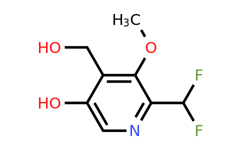 1805482-50-1 | 2-(Difluoromethyl)-5-hydroxy-3-methoxypyridine-4-methanol