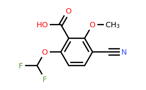1805483-13-9 | 3-Cyano-6-difluoromethoxy-2-methoxybenzoic acid