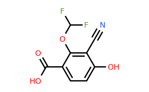 1805483-77-5 | 3-Cyano-2-difluoromethoxy-4-hydroxybenzoic acid