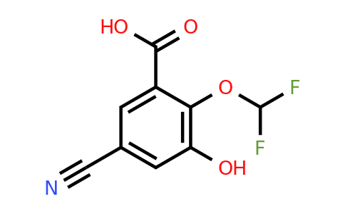 1805483-88-8 | 5-Cyano-2-difluoromethoxy-3-hydroxybenzoic acid