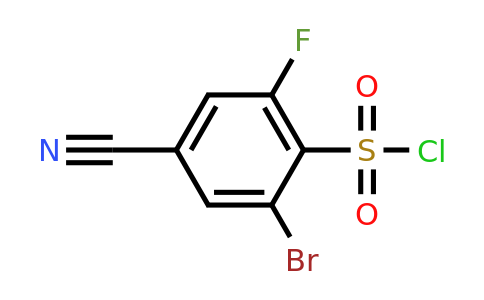 1805484-02-9 | 2-Bromo-4-cyano-6-fluorobenzenesulfonyl chloride