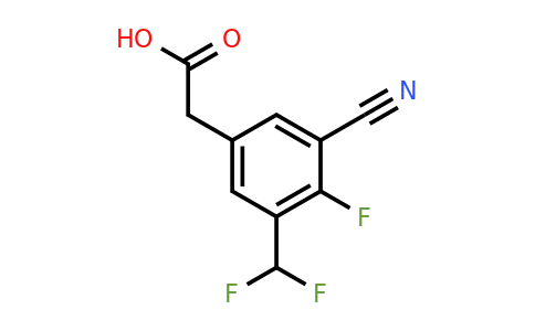 1805484-04-1 | 3-Cyano-5-difluoromethyl-4-fluorophenylacetic acid