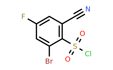 1805484-08-5 | 2-Bromo-6-cyano-4-fluorobenzenesulfonyl chloride