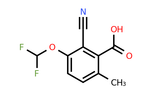 1805484-11-0 | 2-Cyano-3-difluoromethoxy-6-methylbenzoic acid