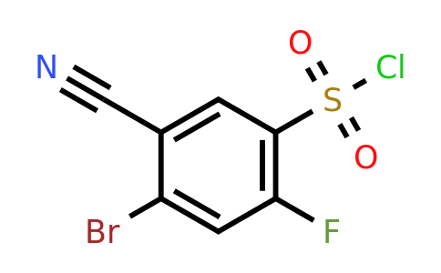 1805484-21-2 | 4-Bromo-5-cyano-2-fluorobenzenesulfonyl chloride