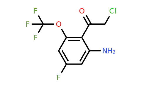 1805484-79-0 | 2'-Amino-4'-fluoro-6'-(trifluoromethoxy)phenacyl chloride