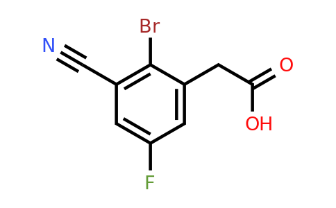 1805484-81-4 | 2-Bromo-3-cyano-5-fluorophenylacetic acid