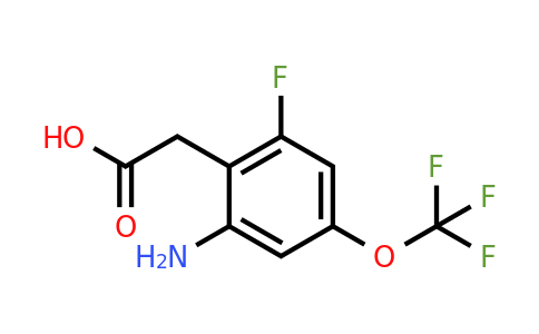 1805484-97-2 | 2-Amino-6-fluoro-4-(trifluoromethoxy)phenylacetic acid