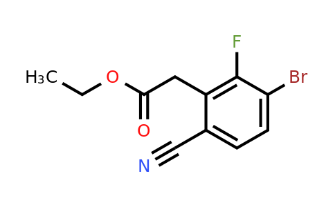 1805485-21-5 | Ethyl 3-bromo-6-cyano-2-fluorophenylacetate