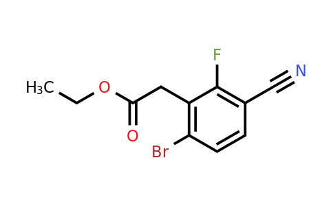 1805485-30-6 | Ethyl 6-bromo-3-cyano-2-fluorophenylacetate