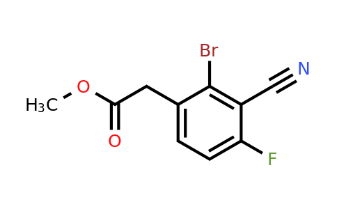 1805485-35-1 | Methyl 2-bromo-3-cyano-4-fluorophenylacetate