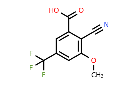1805485-42-0 | 2-Cyano-3-methoxy-5-(trifluoromethyl)benzoic acid