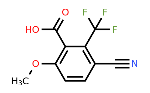1805485-45-3 | 3-Cyano-6-methoxy-2-(trifluoromethyl)benzoic acid