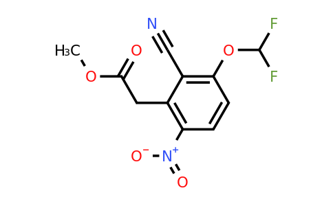 1805485-51-1 | Methyl 2-cyano-3-difluoromethoxy-6-nitrophenylacetate