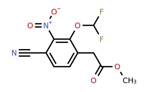 1805485-54-4 | Methyl 4-cyano-2-difluoromethoxy-3-nitrophenylacetate