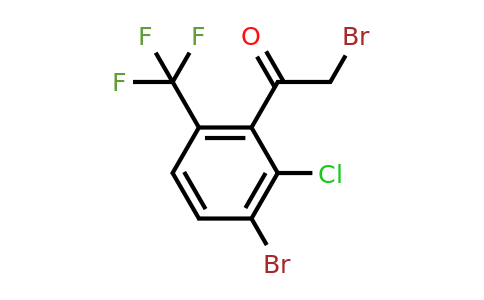 1805486-62-7 | 3'-Bromo-2'-chloro-6'-(trifluoromethyl)phenacyl bromide
