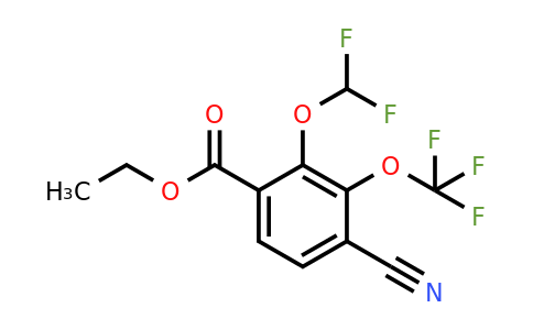 1805486-69-4 | Ethyl 4-cyano-2-difluoromethoxy-3-(trifluoromethoxy)benzoate