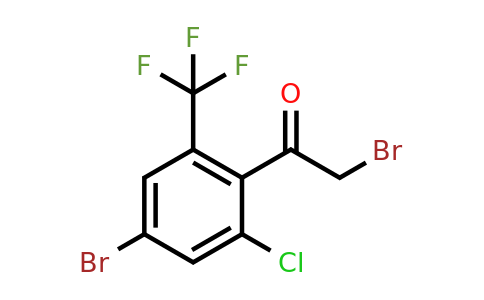 1805486-71-8 | 4'-Bromo-2'-chloro-6'-(trifluoromethyl)phenacyl bromide