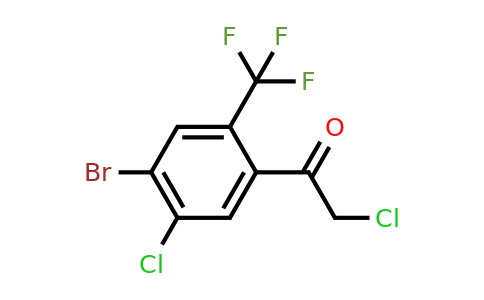 1805486-85-4 | 4'-Bromo-5'-chloro-2'-(trifluoromethyl)phenacyl chloride