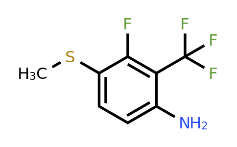 1805488-95-2 | 4-Amino-2-fluoro-3-(trifluoromethyl)thioanisole