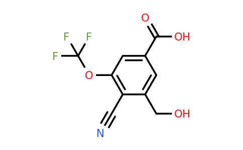 1805490-28-1 | 4-Cyano-3-hydroxymethyl-5-(trifluoromethoxy)benzoic acid