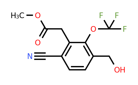 1805490-67-8 | Methyl 6-cyano-3-hydroxymethyl-2-(trifluoromethoxy)phenylacetate