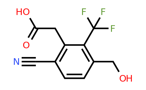 1805491-00-2 | 6-Cyano-3-hydroxymethyl-2-(trifluoromethyl)phenylacetic acid
