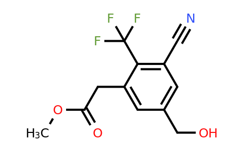 1805491-18-2 | Methyl 3-cyano-5-hydroxymethyl-2-(trifluoromethyl)phenylacetate